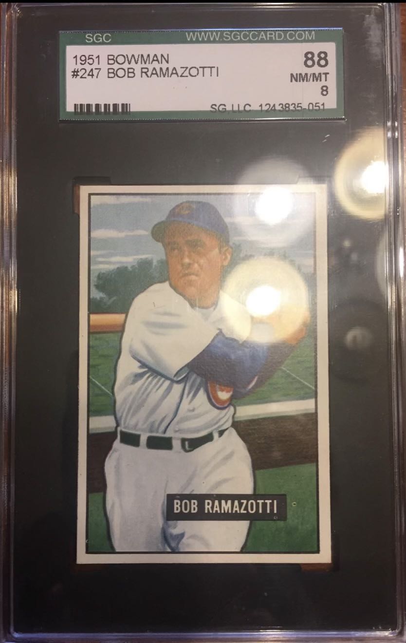 Bob Ramazzotti  baseball card collectible - Main Image 3