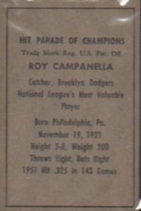 Roy Campanella  baseball card collectible - Main Image 2