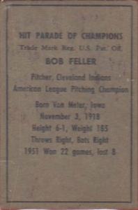 Bob Feller  baseball card collectible - Main Image 2