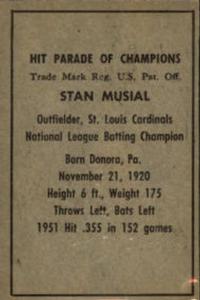 Stan Musial  baseball card collectible - Main Image 2