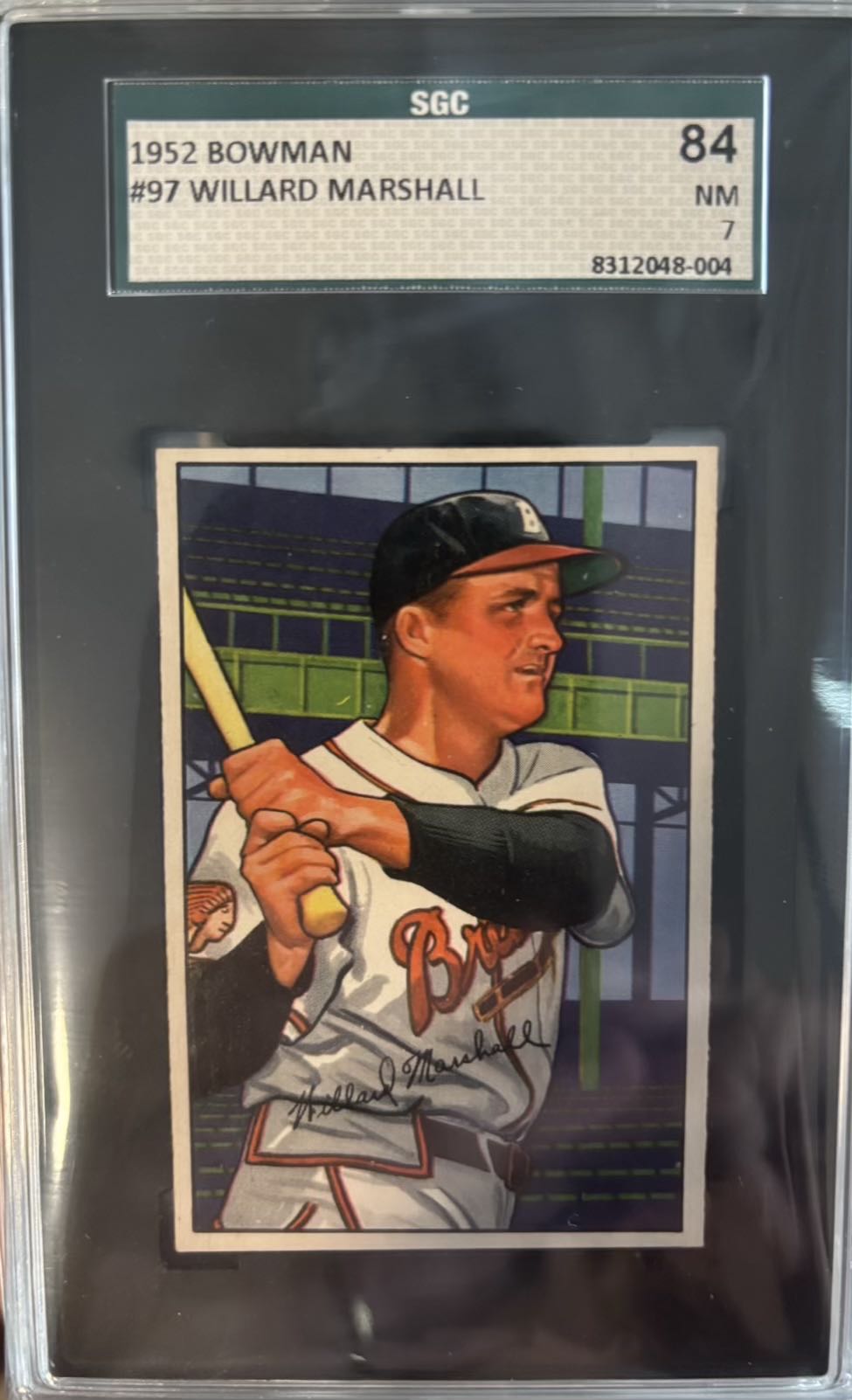 Willard Marshall  baseball card collectible - Main Image 3