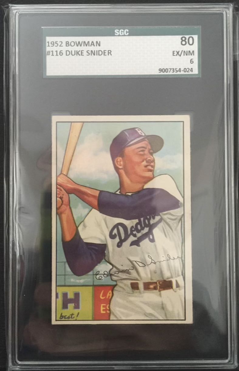 Duke Snider  baseball card collectible - Main Image 3