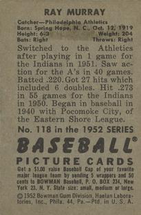 Ray Murray  baseball card collectible - Main Image 2