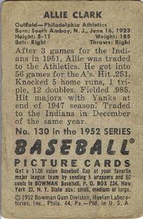 Allie Clark  baseball card collectible - Main Image 2