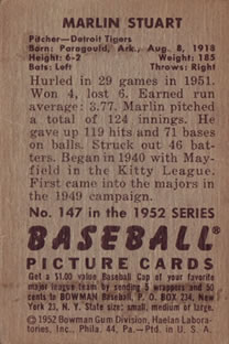 Marlin Stuart  baseball card collectible - Main Image 2