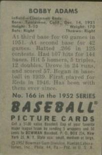 Bobby Adams  baseball card collectible - Main Image 2