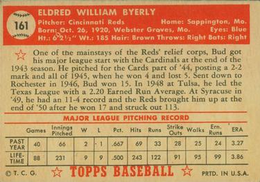 Bud Byerly  baseball card collectible - Main Image 2