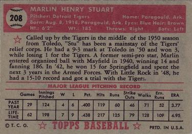 Marlin Stuart  baseball card collectible - Main Image 2