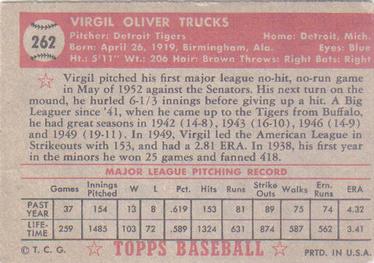 Virgil Trucks  baseball card collectible - Main Image 2