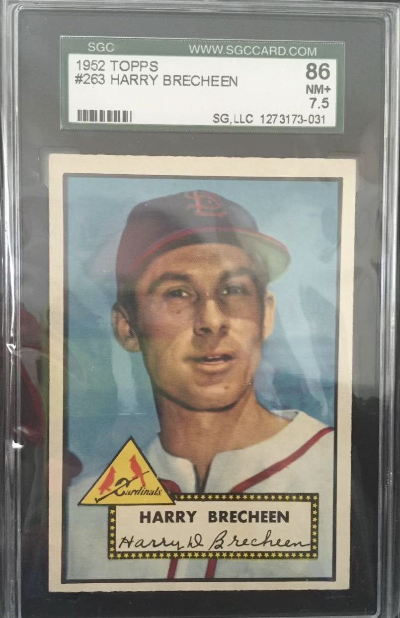 Harry Brecheen  baseball card collectible - Main Image 3