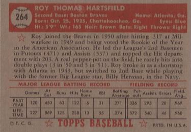 Roy Hartsfield  baseball card collectible - Main Image 2