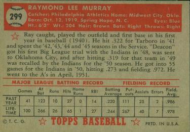 Ray Murray  baseball card collectible - Main Image 2