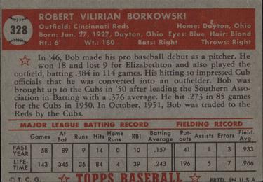 Bob Borkowski  baseball card collectible - Main Image 2