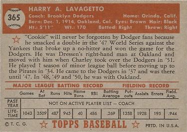 "Cookie” Lavagetto  baseball card collectible - Main Image 2