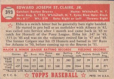 Ebba St. Claire  baseball card collectible - Main Image 2