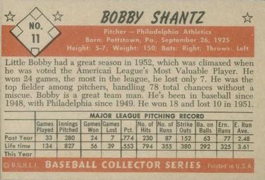 Bobby Shantz  baseball card collectible - Main Image 2