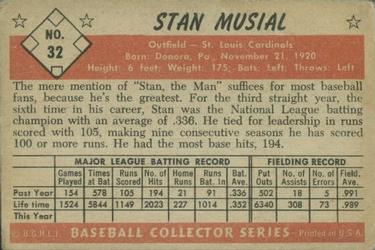 Stan Musial  baseball card collectible - Main Image 2