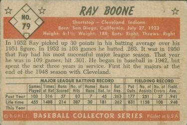 Ray Boone  baseball card collectible - Main Image 2