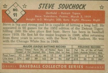 Steve Souchock  baseball card collectible - Main Image 2