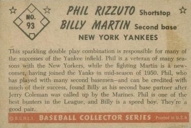 Billy Martin / Phil Rizzuto  baseball card collectible - Main Image 2