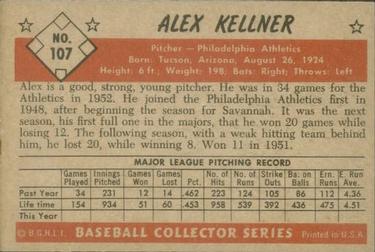 Alex Kellner  baseball card collectible - Main Image 2