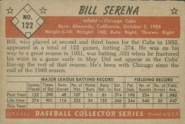 Bill Serena  baseball card collectible - Main Image 2