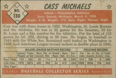 Cass Michaels  baseball card collectible - Main Image 2