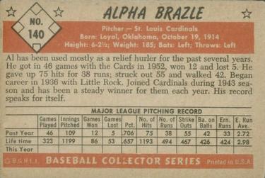 Al Brazle  baseball card collectible - Main Image 2