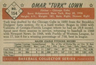 Turk Lown  baseball card collectible - Main Image 2