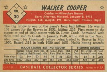 Walker Cooper  baseball card collectible - Main Image 2
