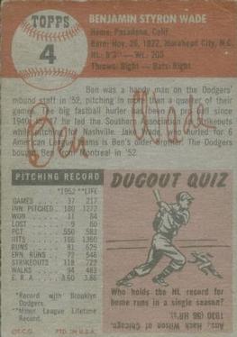 Ben Wade  baseball card collectible - Main Image 2