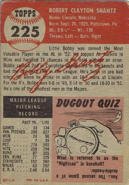 Bobby Shantz  baseball card collectible - Main Image 2