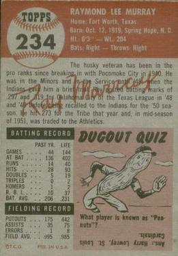 Ray Murray  baseball card collectible - Main Image 2