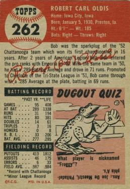Bob Oldis  baseball card collectible - Main Image 2