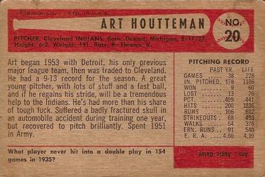 Art Houtteman  baseball card collectible - Main Image 2