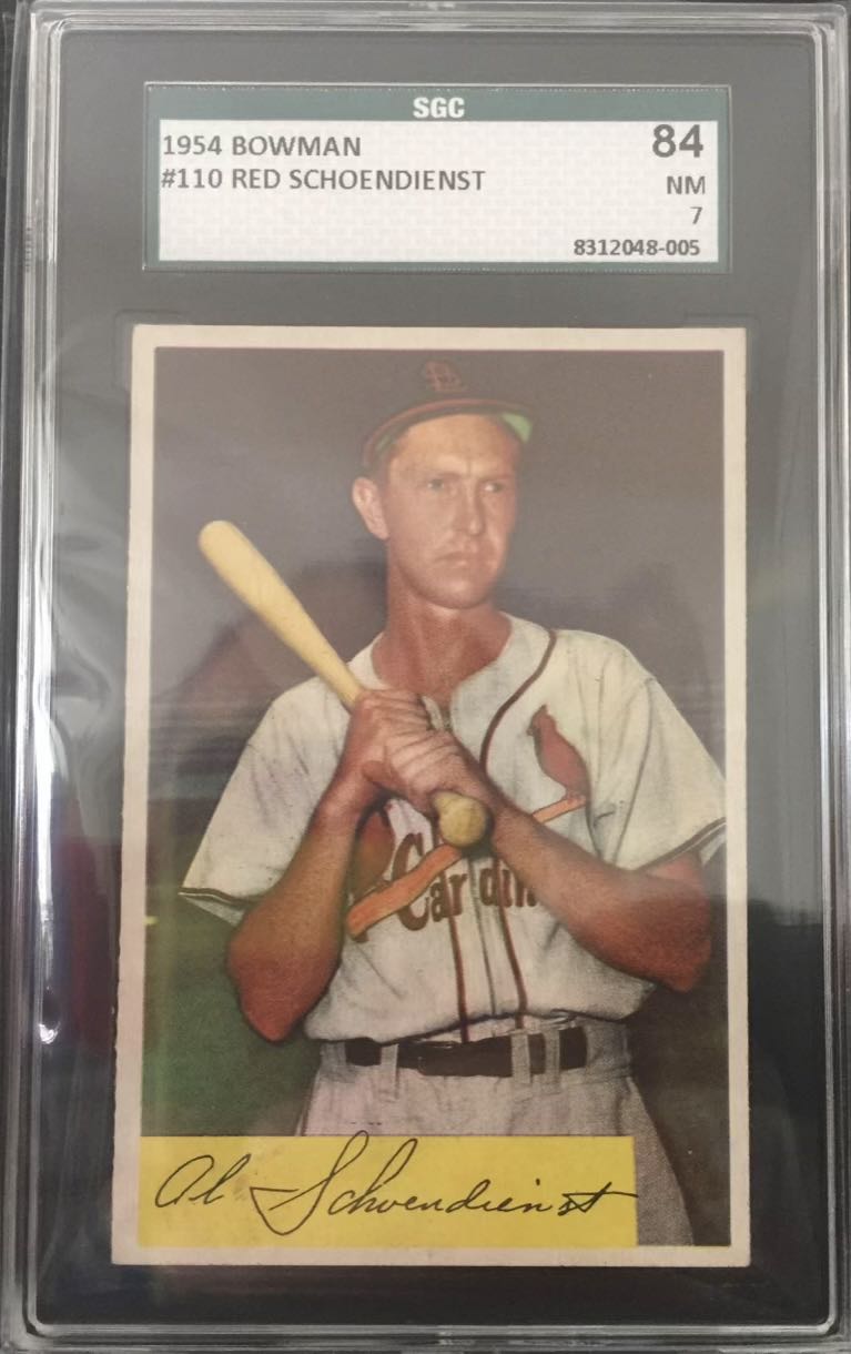 Al Schoendienst  baseball card collectible - Main Image 3