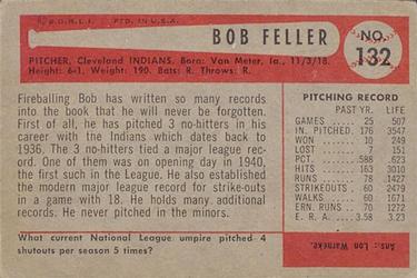 Bob Feller  baseball card collectible - Main Image 2