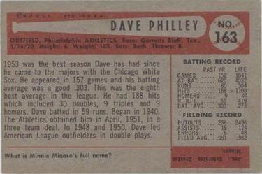 Dave Philley  baseball card collectible - Main Image 2