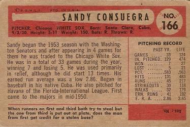 Sandalio Consuegra  baseball card collectible - Main Image 2