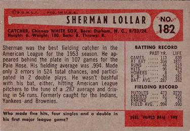 Sherm Lollar  baseball card collectible - Main Image 2