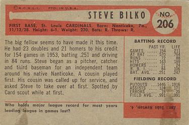 Steve Bilko  baseball card collectible - Main Image 2
