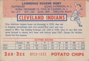 Larry Doby  baseball card collectible - Main Image 2