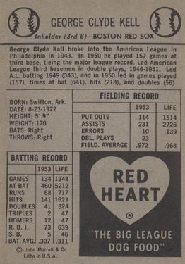 George Kell  baseball card collectible - Main Image 2