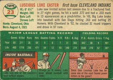 Luke Easter  baseball card collectible - Main Image 2