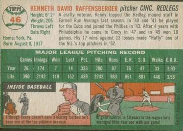 Ken Raffensberger  baseball card collectible - Main Image 2