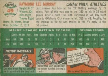 Ray Murray  baseball card collectible - Main Image 2