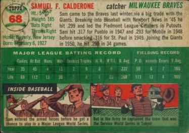 Sammy Calderone  baseball card collectible - Main Image 2