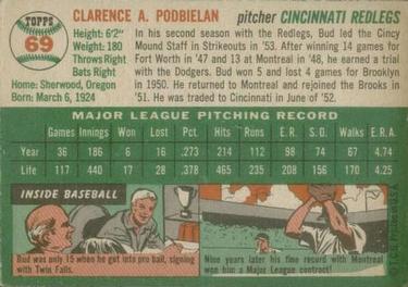 Bud Podbielan  baseball card collectible - Main Image 2