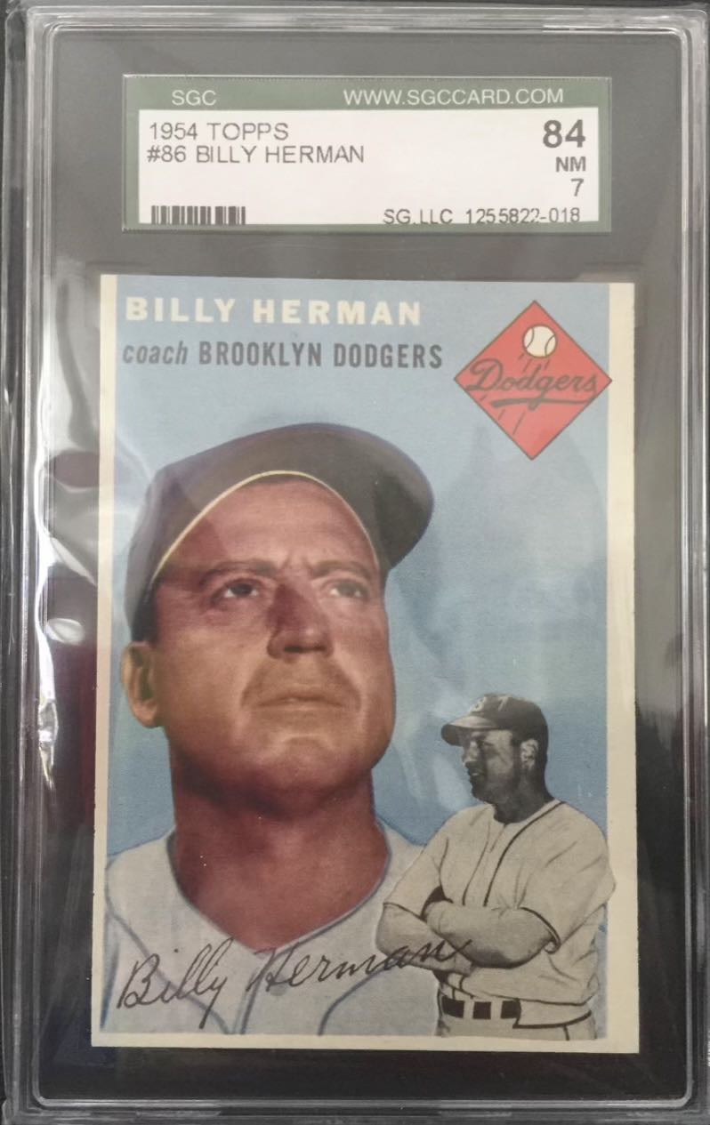 Billy Herman  baseball card collectible - Main Image 3