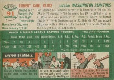 Bob Oldis  baseball card collectible - Main Image 2